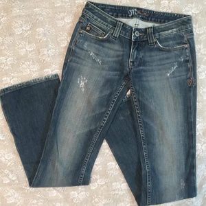 Miss Me Hair-on-hide Pocket Distressed Jeans 27
